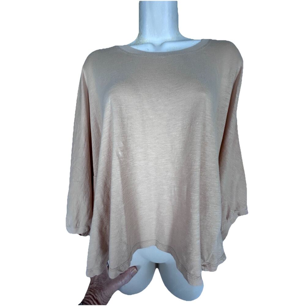 Aerie cropped dolman sleeves relaxed oversize lightweight jersey Womens Sz M